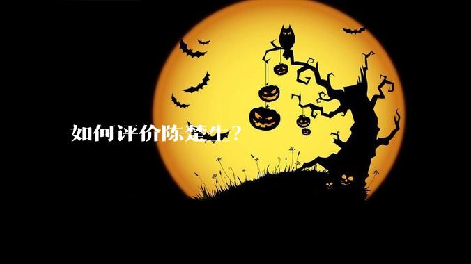 如何评价陈楚生？