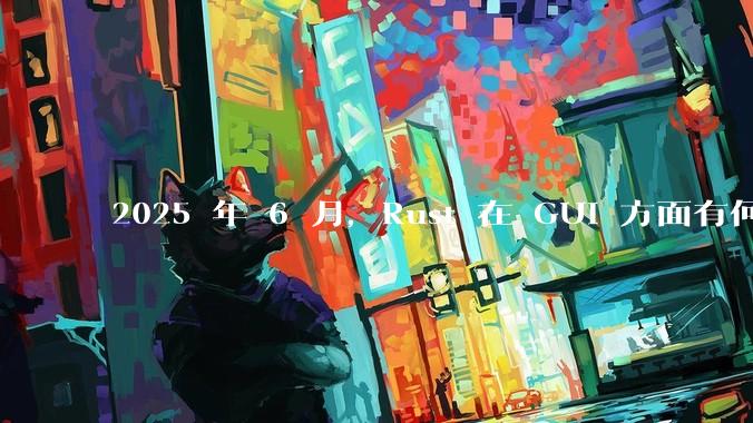 2025 年 6 月，Rust 在 GUI 方面有何大的进展? 你最看好哪个框架?