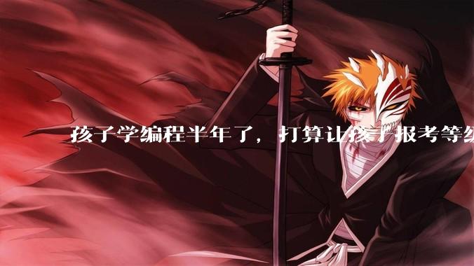 孩子学编程半年了，打算让孩子报考等级考试，大家觉得等级考试证书有用吗？
